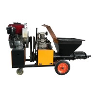 New Supply 12hp Diesel Engine Concrete Mortar Spraying Machine Cement Putty Sprayer