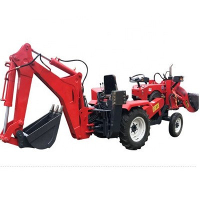 Garden machinery mini wheel tractor excavator backhoe loader for sale