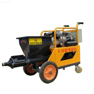 High Power Cement Plaster Putty Mortar Spraying Machine